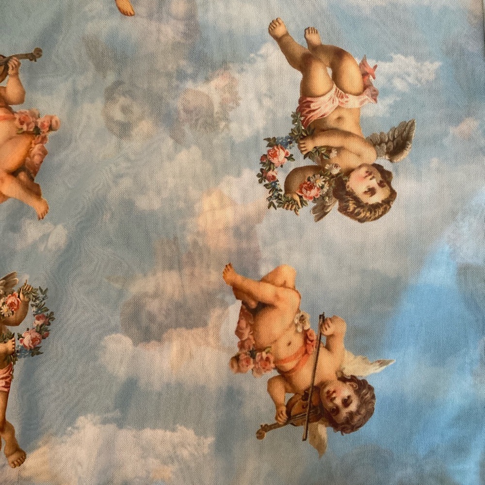 Mesh angel t-shirt